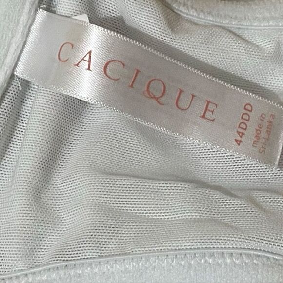 Cacique Boost Plunge Padded Front Hook Closure Bra, 44DDD - Picture 6 of 7